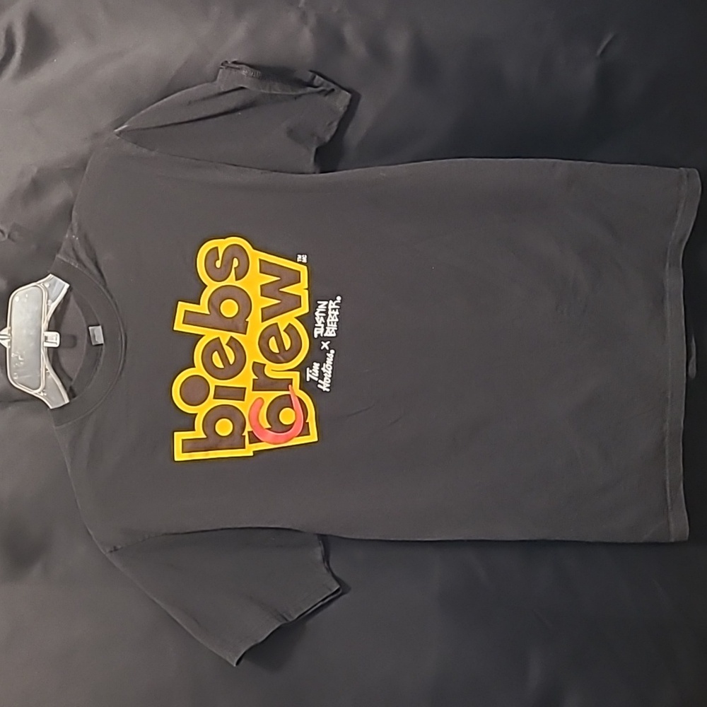 Justin beiber & Tim hortons collaboration staff shirt size Med BRAND NEW
